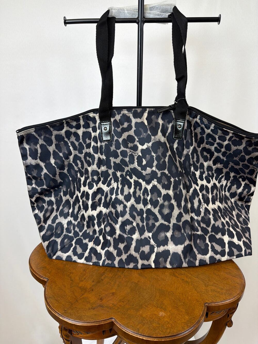 NWT Coach Ocelot Print 2 Piece Bag Set Large Tote & Small Bag